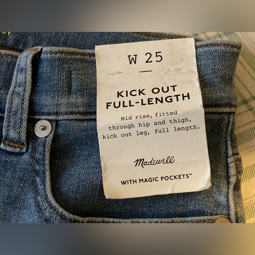 Madewell Kick Out Full-Length Jeans (Gulfmont Wash)